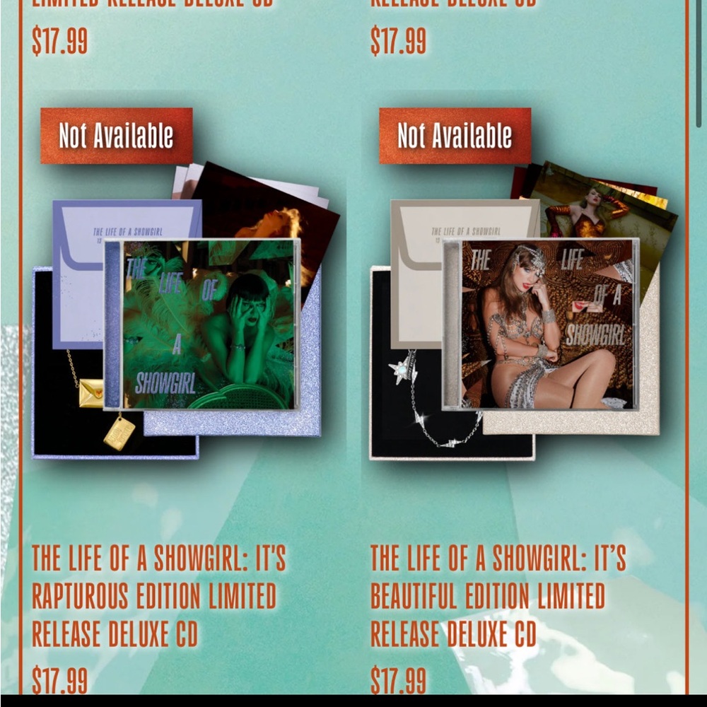 The Life of a Showgirl: Its Rapturous Edition Deluxe CD